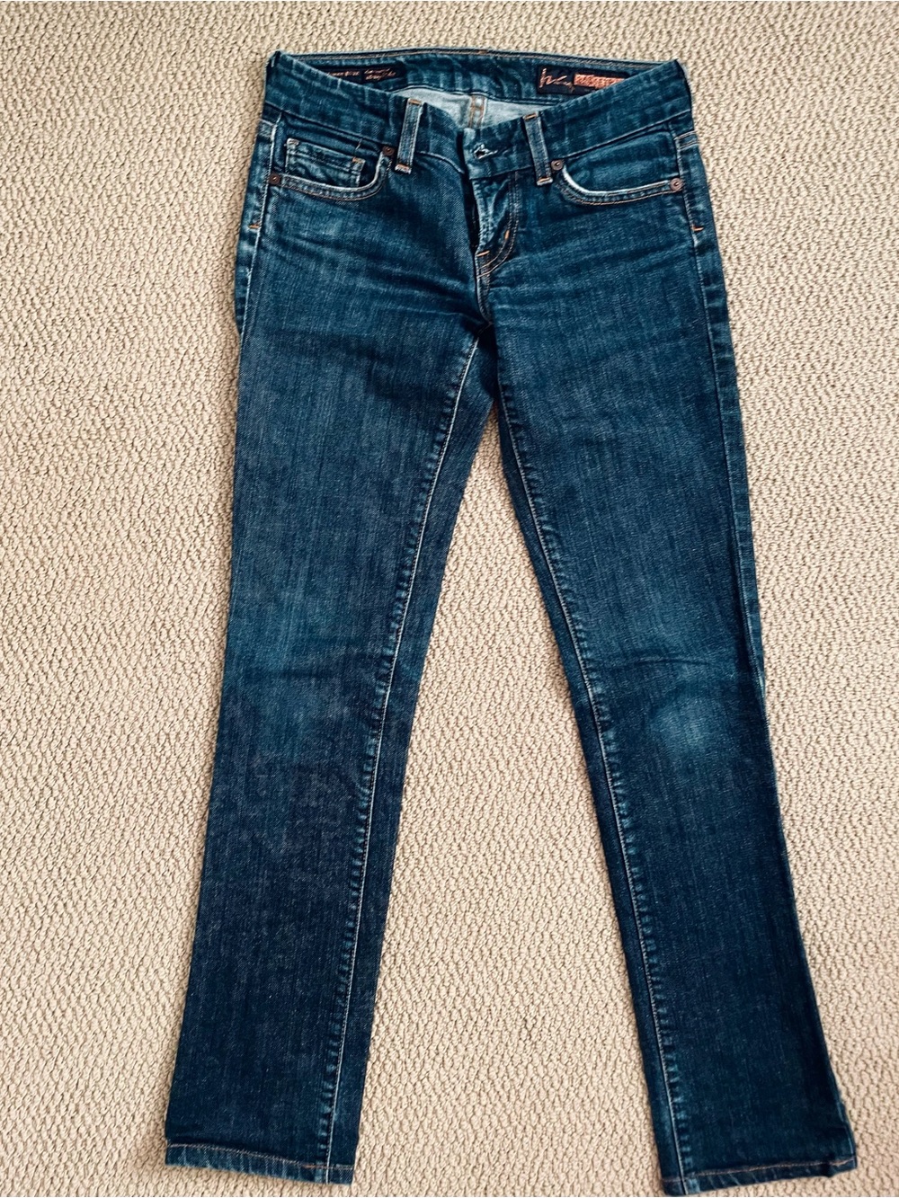 Citizens Of Humanity Dark Indigo Skinny Jeans low rise limited